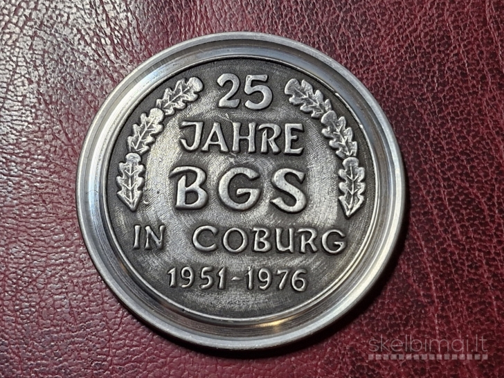 Atminimo medalis 25 Jahre BGS in Coburg 1976