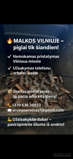 parduodu malkas atraizas