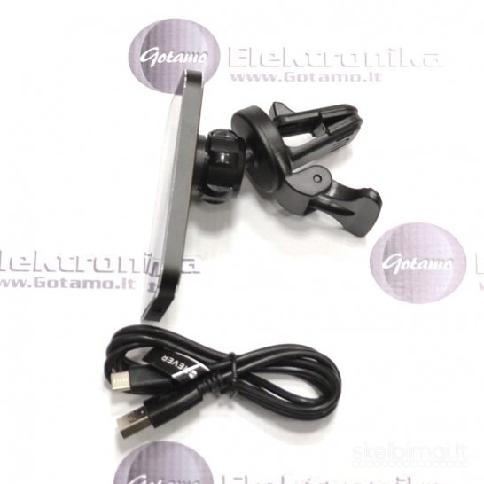 582 Prie grotelių tvirtinamas MagSafe laikiklis telefonui Forever su 15W įkrova