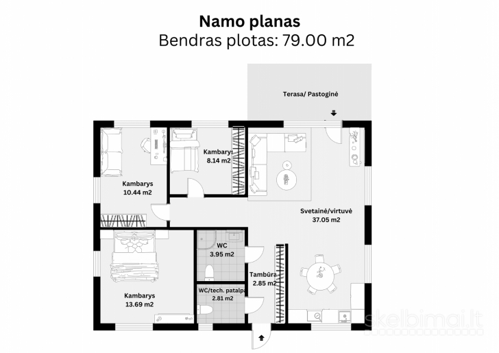 NAMAS KIŠKĖNUOSE | NT AGENTŪRA KLAIPĖDA