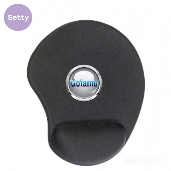 585 Kilimėlis pelei 227 x 180 x 4 mm Setty su riešo atrama