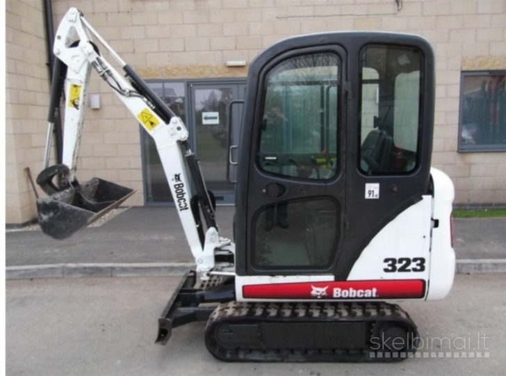 Bobcat 323 Mini Excavator-2009