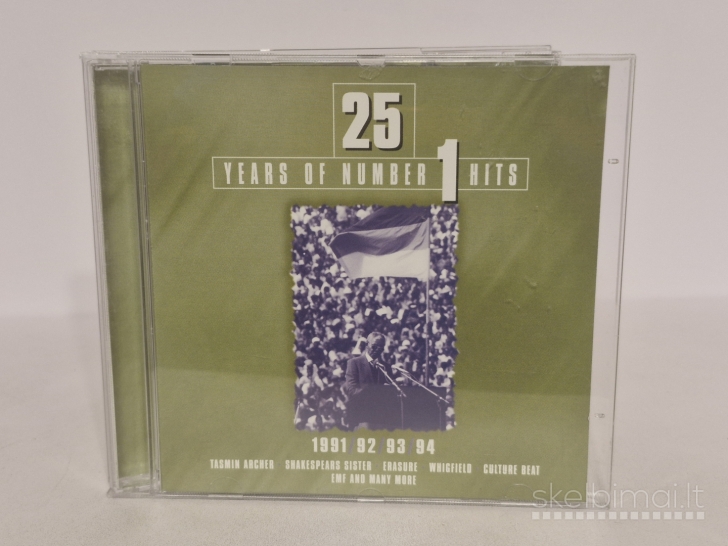 Audio CD 25 Years Of Number 1 Hits 1991/92/93/94