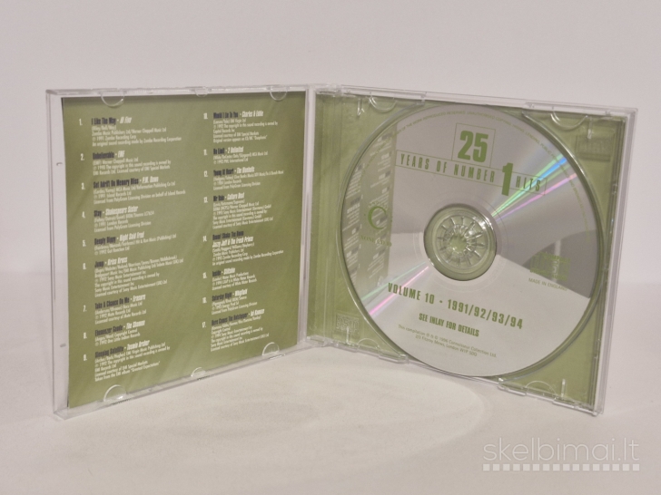 Audio CD 25 Years Of Number 1 Hits 1991/92/93/94