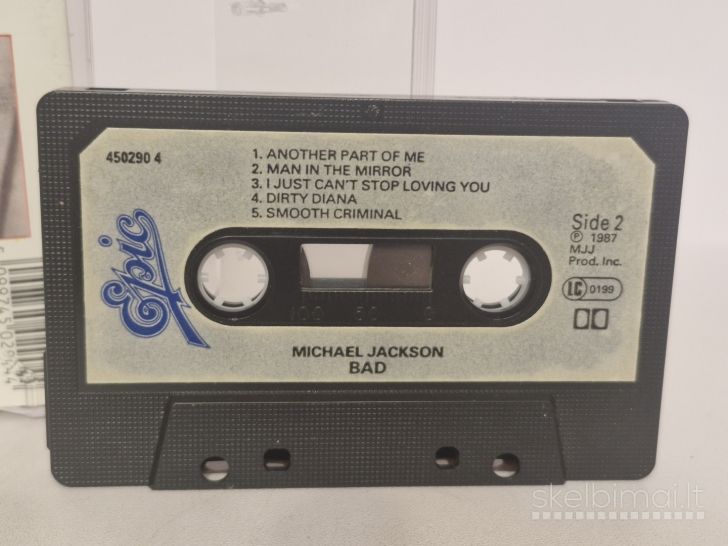 Audio kasetė Michael Jackson – Bad