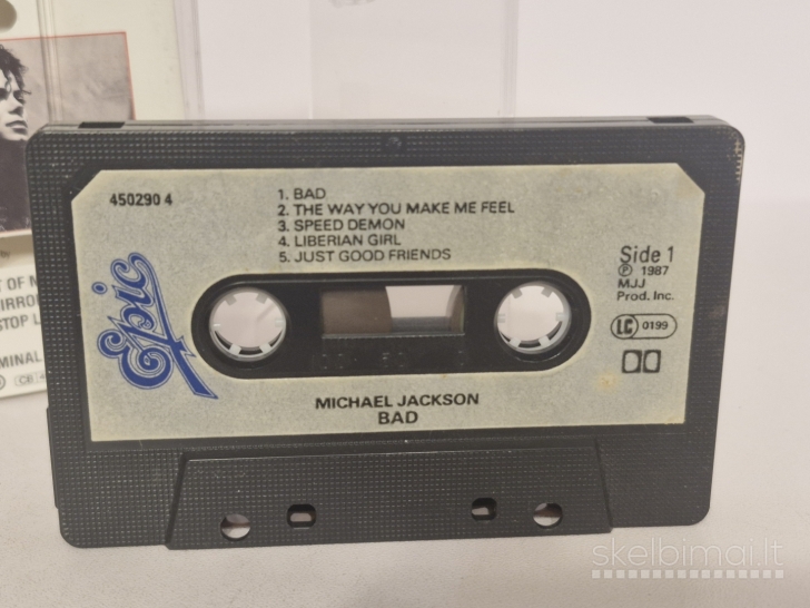 Audio kasetė Michael Jackson – Bad