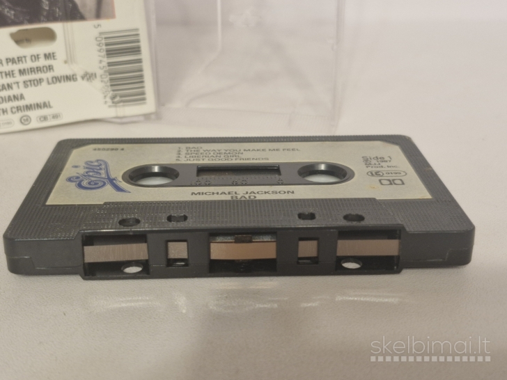 Audio kasetė Michael Jackson – Bad