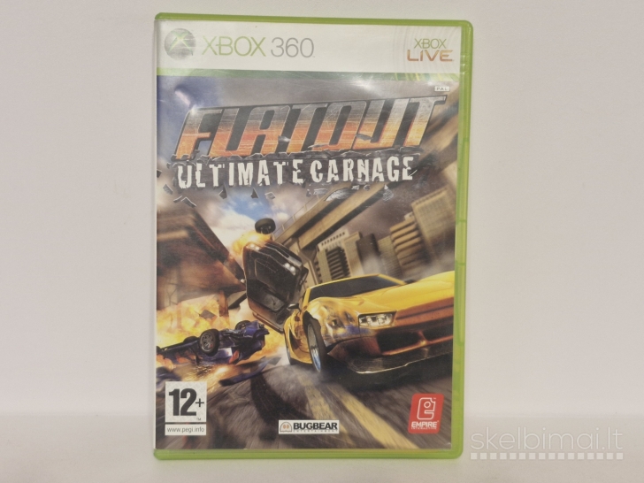 Žaidimas Flatout Ultimate Carnage PAL Xbox 360