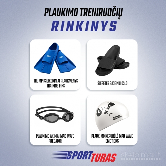 Plaukimo treniruočių rinkinys