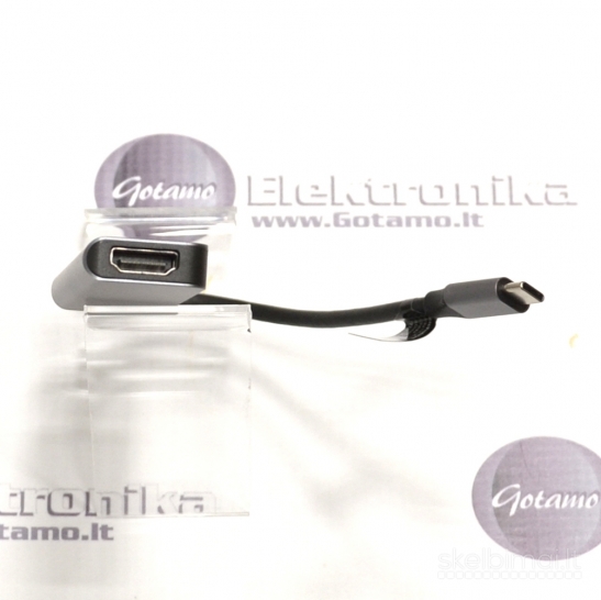 592 Type-C šakotuvas USB 3.0 3 lizdai ir HDMI 1 lizdas Setty (USB HUB)