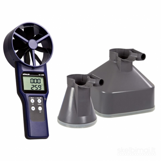 Anemometro Wöhler FA 410 su gaubtais nuoma