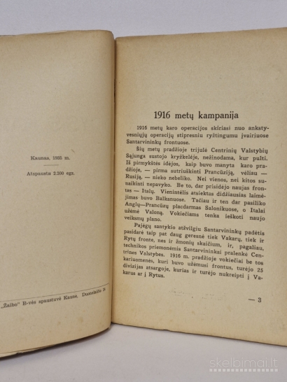 Tarpukario 3 tomų knyga "Didysis karas" Ats. pulk.J.Petruitis