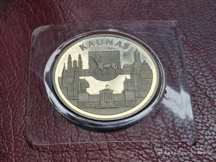 Lietuva 10 litų, 1999 KM# 116 Kaunas orig.pakuotėj