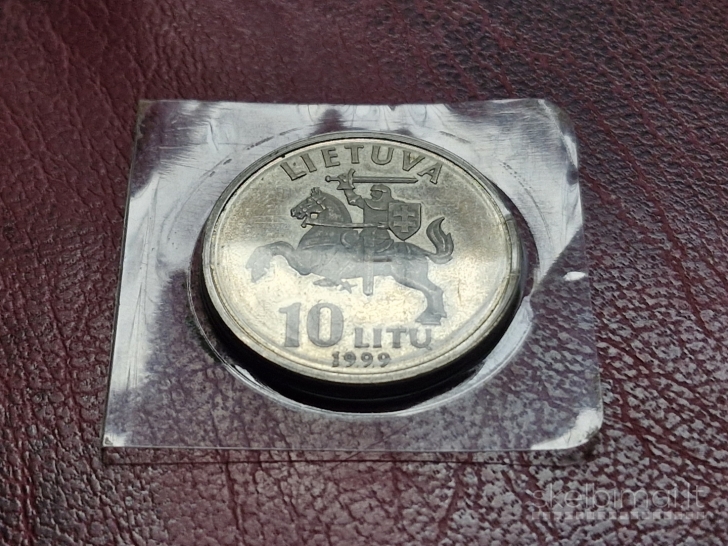 Lietuva 10 litų, 1999 KM# 116 Kaunas orig.pakuotėj