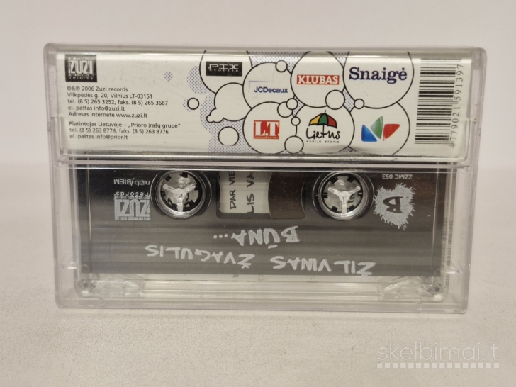 Audio kasetė Žilvinas Žvagulis – Būna