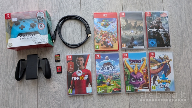 Nintendo Switch likučiai (V1, V2, Lite, Oled)