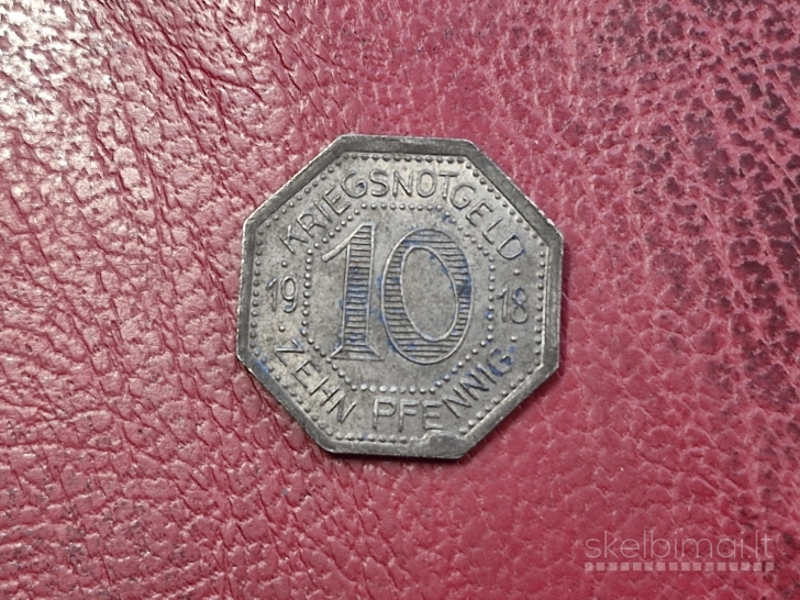 5 Pfennig 1918 Horb Notgeld Vokietija Fe