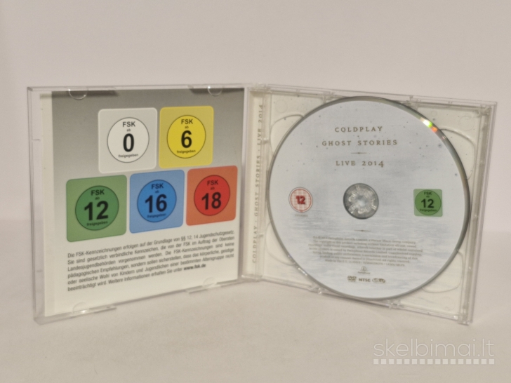 DVD + audio CD Coldplay – Ghost Stories · Live 2014