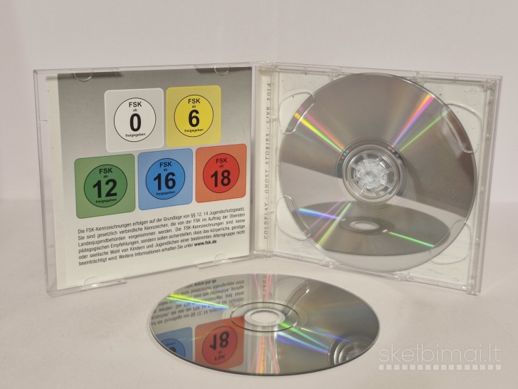 DVD + audio CD Coldplay – Ghost Stories · Live 2014