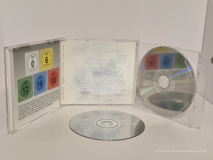 DVD + audio CD Coldplay – Ghost Stories · Live 2014