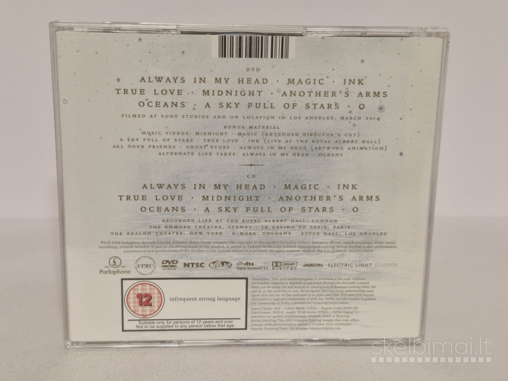 DVD + audio CD Coldplay – Ghost Stories · Live 2014