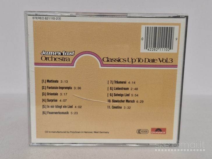 Audio CD James Last Orchestra – Classics Up To Date Vol. 3