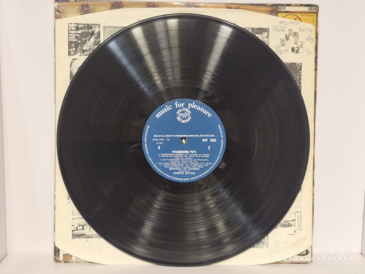 LP plokštelė Robert Irving ‎– Philharmonic Pops