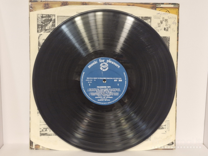 LP plokštelė Robert Irving ‎– Philharmonic Pops