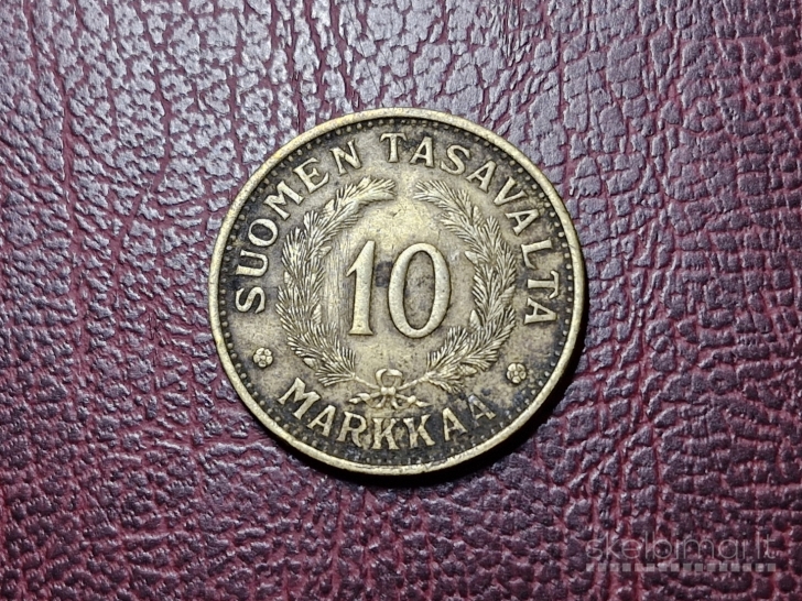 Suomija 10 markių, 1935 KM# 32A