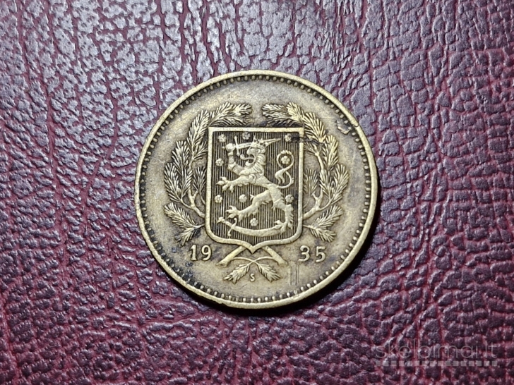 Suomija 10 markių, 1935 KM# 32A