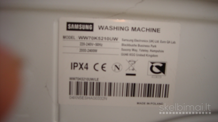 Skalbimo mašina Samsung