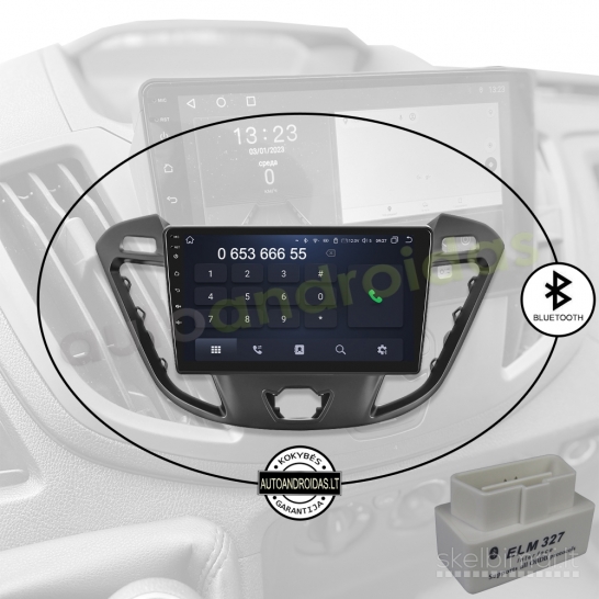 FORD TRANSIT CUSTOM TOURNEO 2012-2021 Android multimedia AndroidAuto Carplay