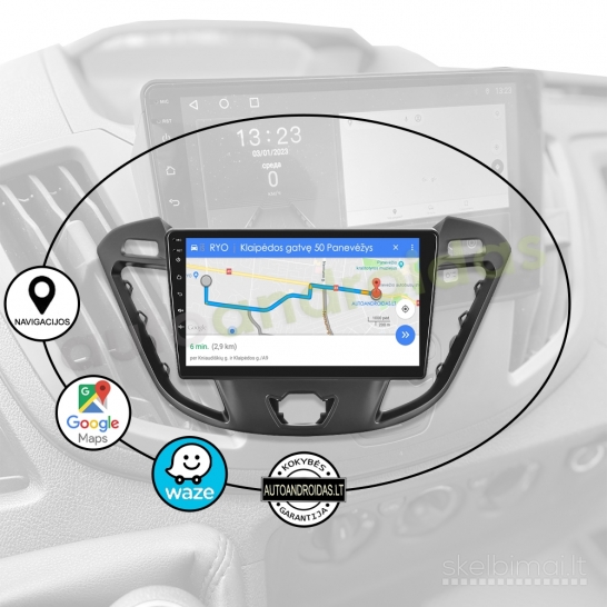 FORD TRANSIT CUSTOM TOURNEO 2012-2021 Android multimedia AndroidAuto Carplay