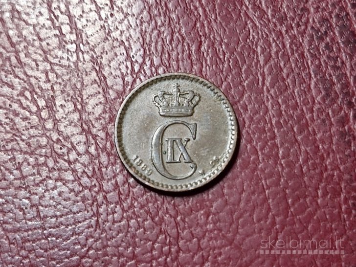 Danija 1 erė, 1889 KM# 792