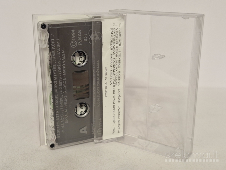 Audio kasetė Asta Ir Danė Jurkšaitytės – Jums Ačiū...