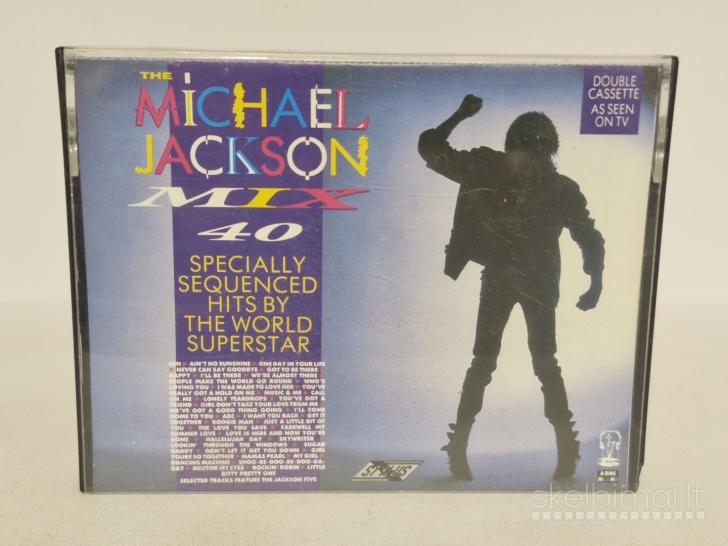 2 audio kasetės Michael Jackson / The Jackson 5 ‎– The Michael Jackson Mix