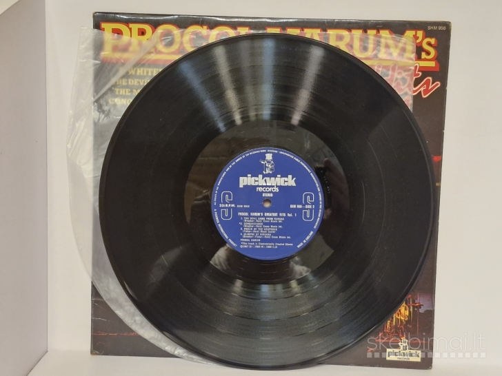 LP plokštelė Procol Harum ‎– Greatest Hits Vol. 1