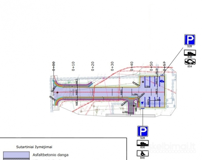 Kelių, gatvių statinių, nuovažų projektavimas