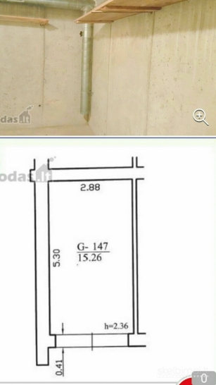 Pozieminis Garazas Siaures Miestelis Zukausko gatve 