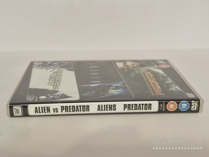 3 in 1 DVD filmai Alien vs. Predator, Aliens ir Predator 