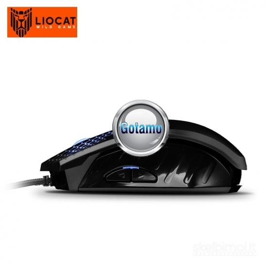 606 Pelė žaidimams 4000DPI Liocat juodos spalvos