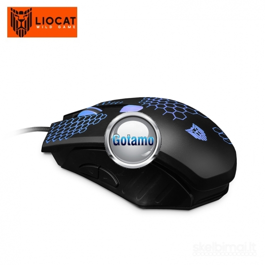 606 Pelė žaidimams 4000DPI Liocat juodos spalvos