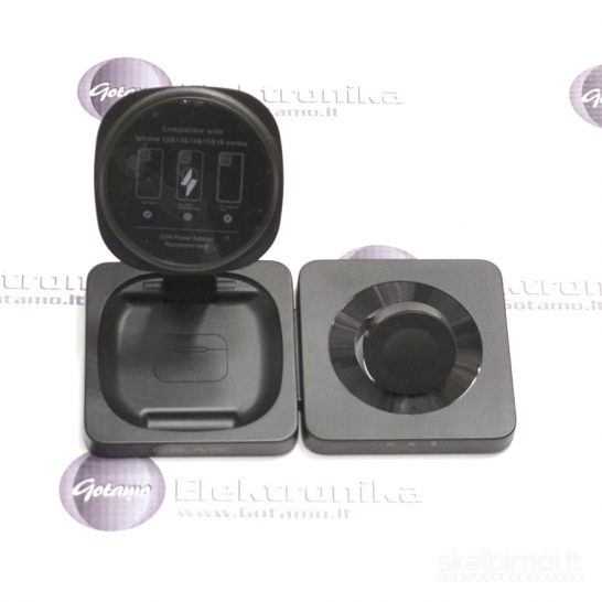 607 Bevielio įkrovimo stotelė 3in1 15W Blavec MagSafe WWW.GOTAMO.LT