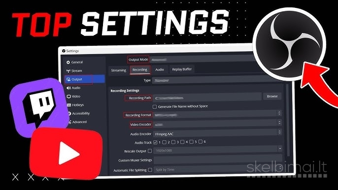 Padedu su Obs setup Twitch / Youtube – greita paga