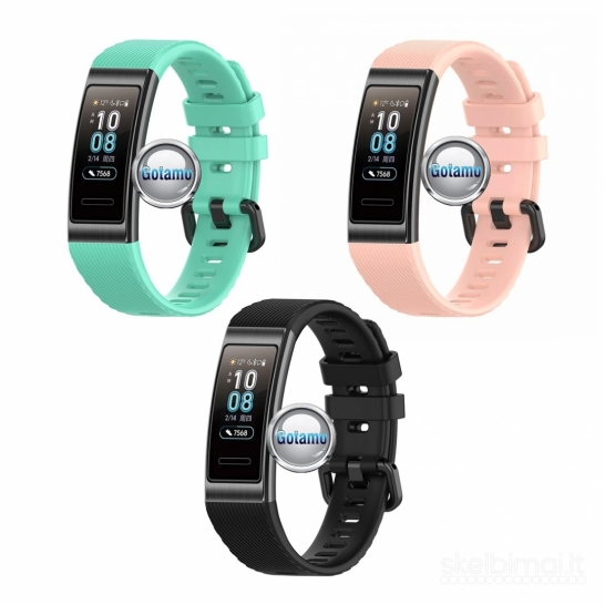 609 Apyrankės dirželiai Huawei Band 4 Pro, Band 3, Band 3 Pro