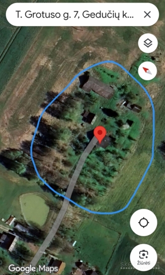 Parduodama Sodyba Pakruojo r., Gedučių k., Teodoro Grotuso g 7. Saulės elektrinė