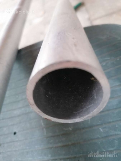 Vamzdis aliuminio f40x3mm, l-4,2m.ir 1,5m