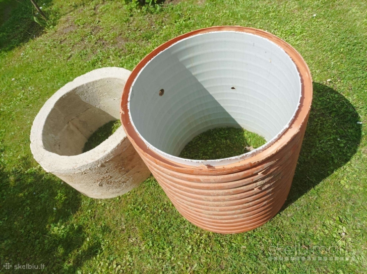 Du vamzdžiai , šuliniai f-60cm ir f-50cm