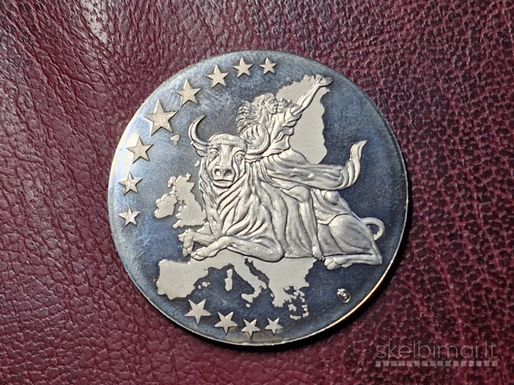 Medalis "European Currency 01.01.2002" Slovakija