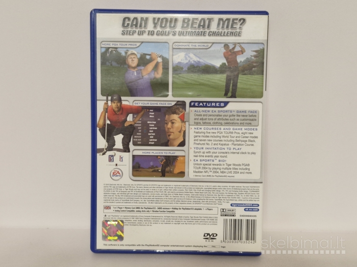 Žaidimas Tiger Woods 2004 PAL Playstation 2
